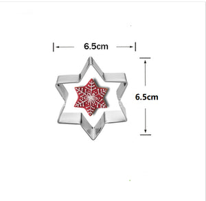 9st/Pack Jul Utstickare Pepparkaksformar med stenciler Collection B 9 Pcs/Set Xmas Christmas Cookie Cutter Colletion B