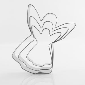 3 St/Pack Jul Pepparkaksformar Ängel -B 3 PCS Christmas Angel Ginger Biscuit Cookie Cutter - B