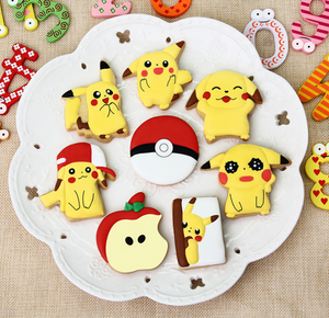 5st/Pack Utstickare Pikachu 5 PCS/Set Pikachu Cookie Cutter