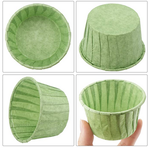 50 St/Pack Muffinsformar  Ljusgrön 50 PCS/Box Lamination Baking Cup