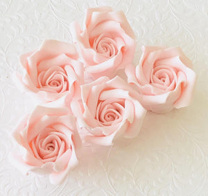 6 St/Pack Ros Utstickare Fondant Gum Paste   6 PCS/Set Rose Gum Paste Cutter